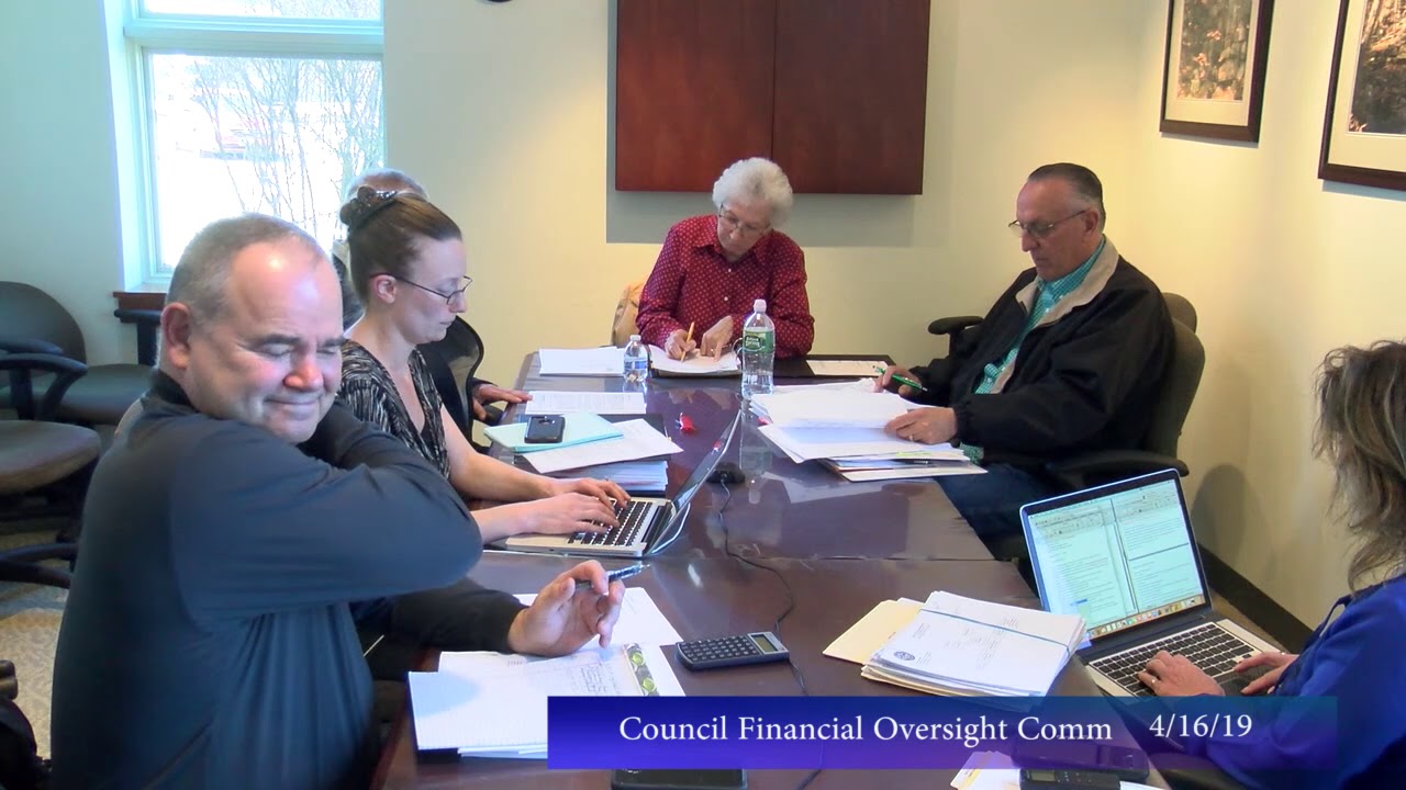 Town Council Financial Oversight Committee 4/16/19