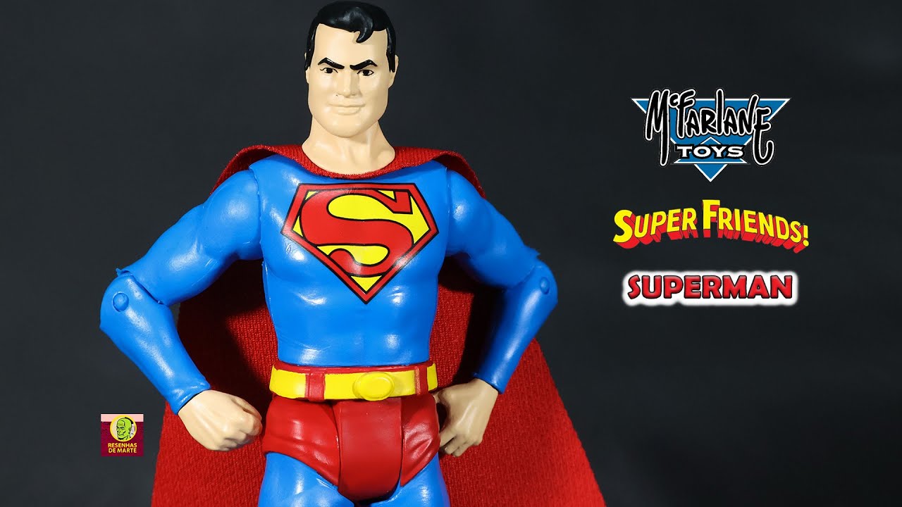 Superman DC Retro Super Friends McFarlane Toys Action Figure Review