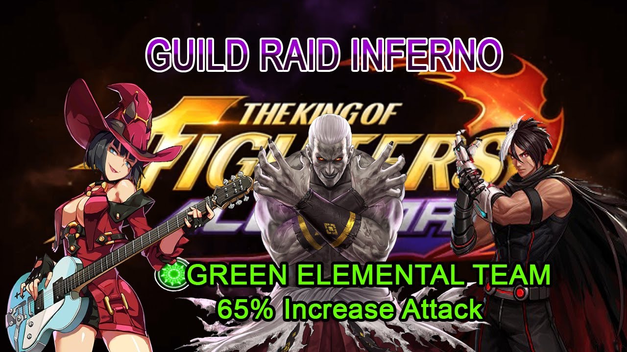 [KOF All Star]  Guild Raid Nightmare Geese Inferno - 1 Key Clear