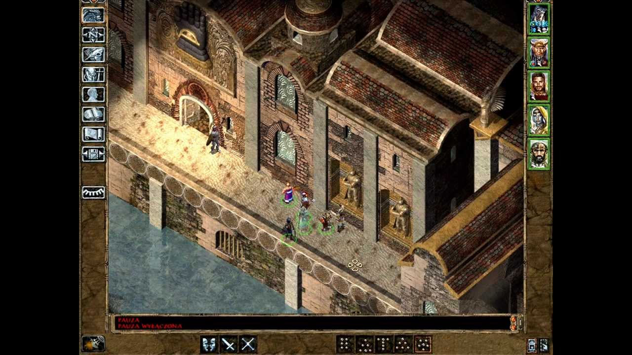BG2 SoA: Temple District - Day, Ambient Sound, Music (Dzielnica Świątyń - Dzień)