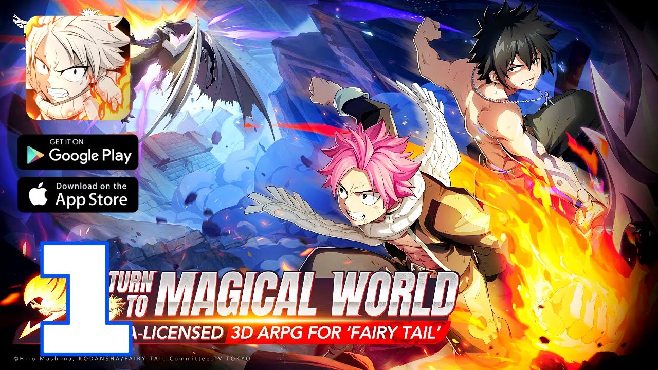 FAIRY TAIL: Fierce Fight. Прохождение игры. Часть 1 (iOS и Android)