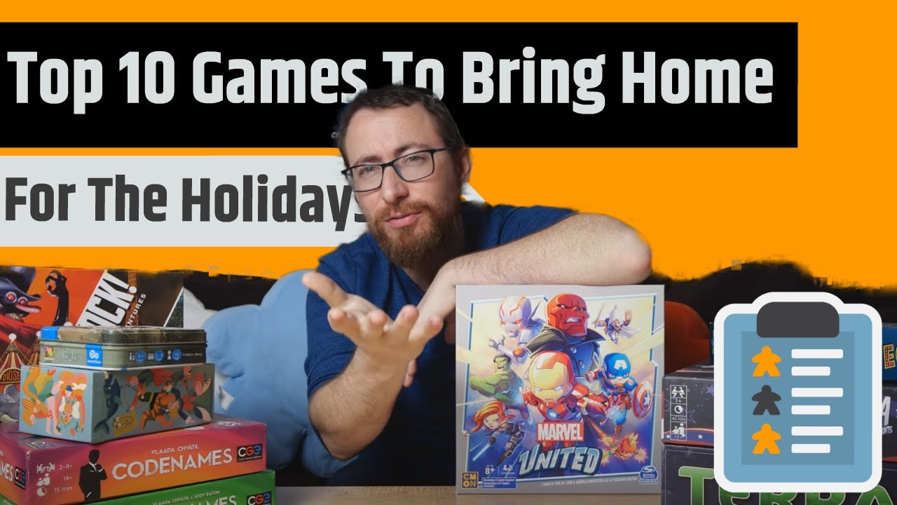 Top 10 Board Games To Bring Home for the Holidays
