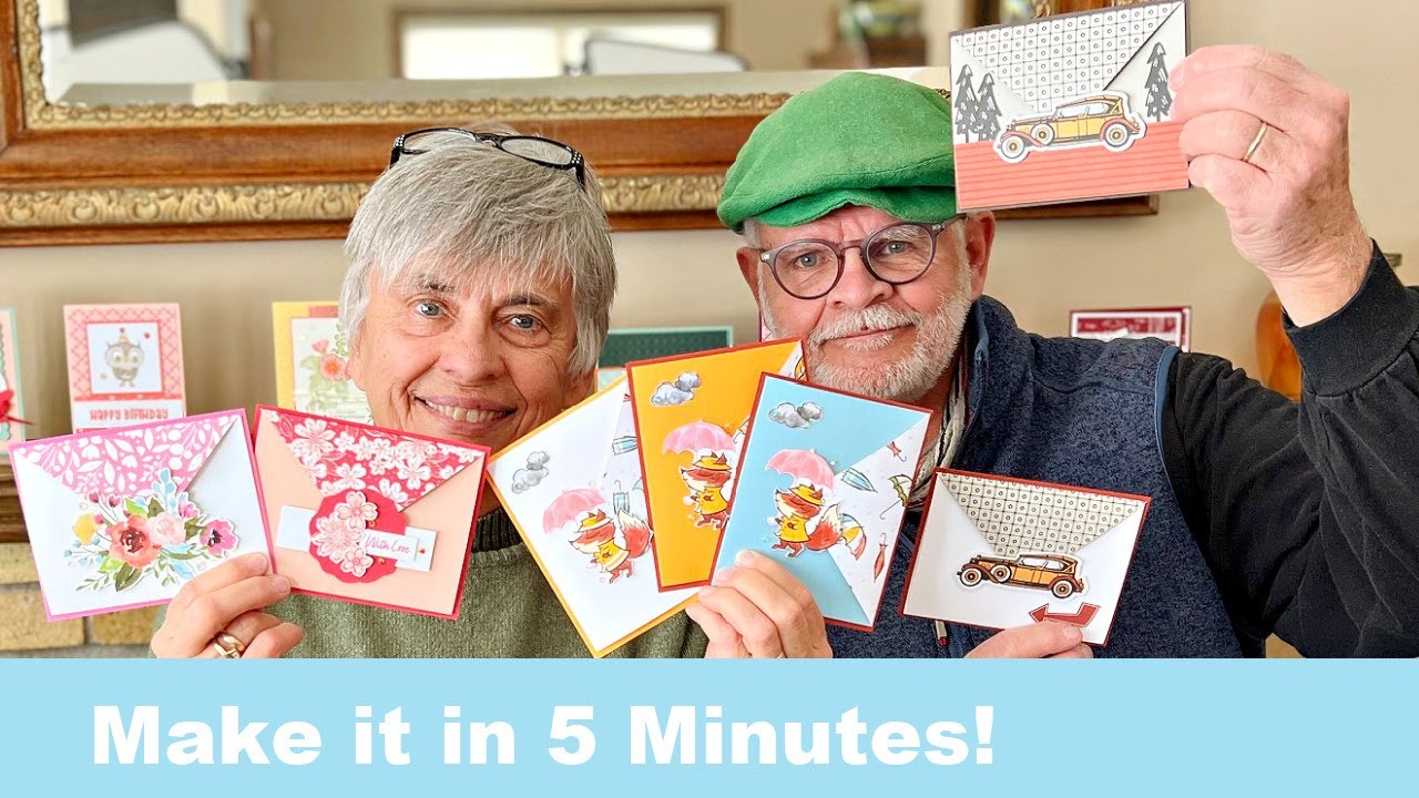 Create with Us/Envelope Flap Card/A 5 Minute Fast Fun Fold You Will Love!