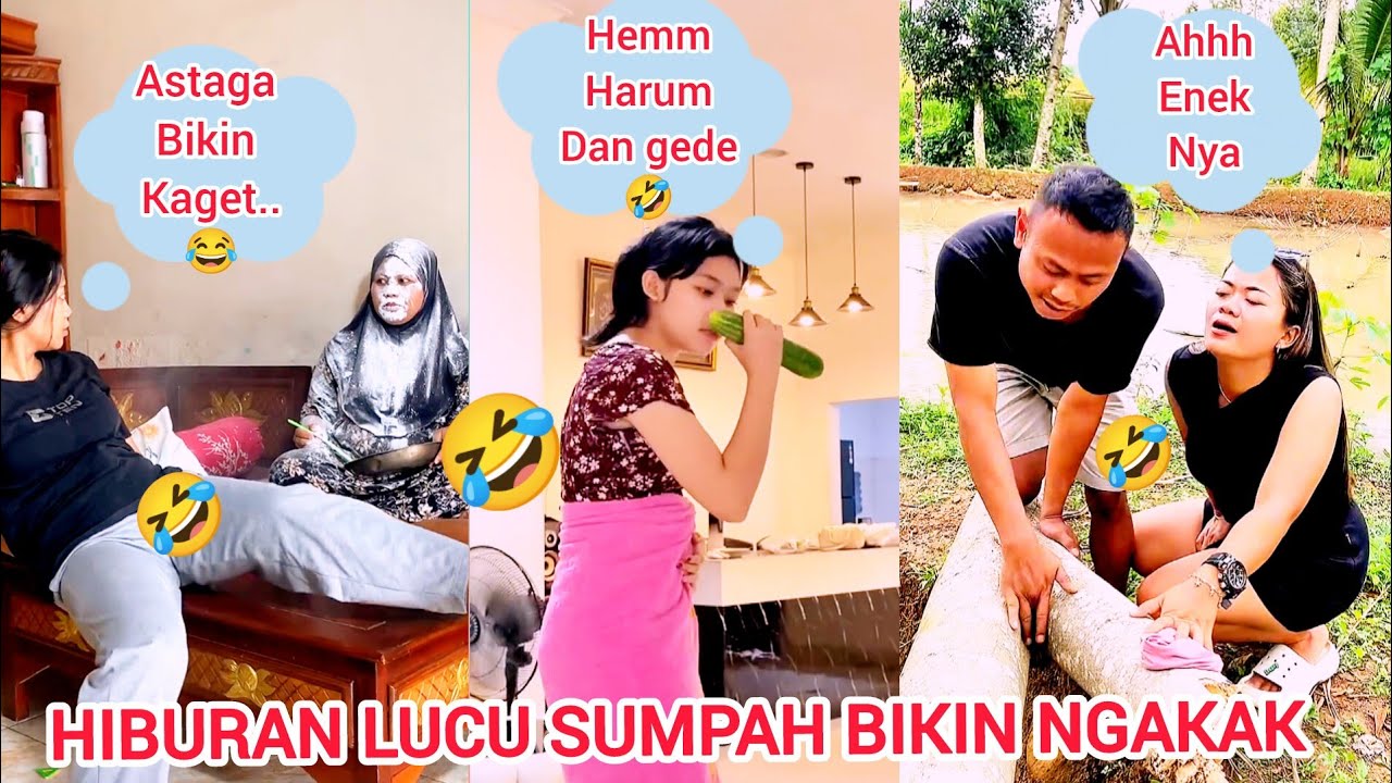 Wow..emang yang gede lebih menggoda//hiburan lucu terbaru bikin ketawa ngakak 