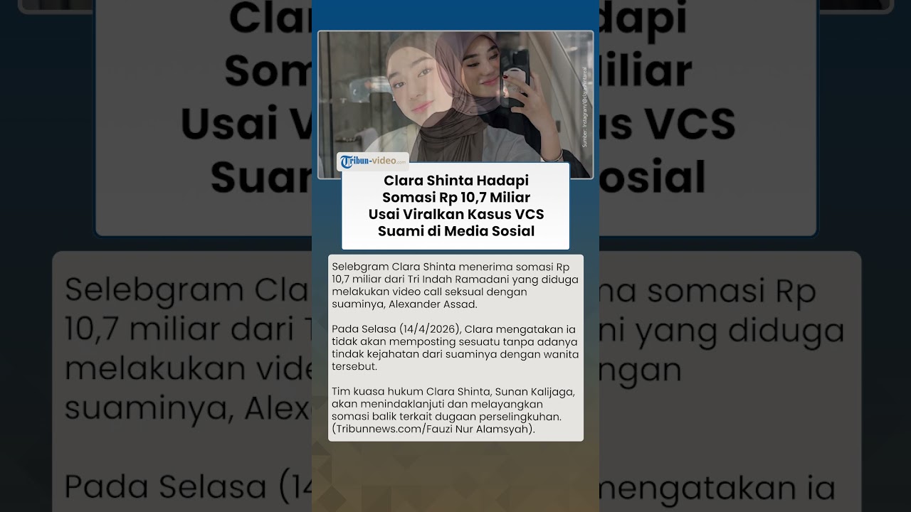 Usai Viralkan Dugaan VCS Suami di Media Sosial, Clara Shinta Terseret Gugatan Rp 10,7 Miliar