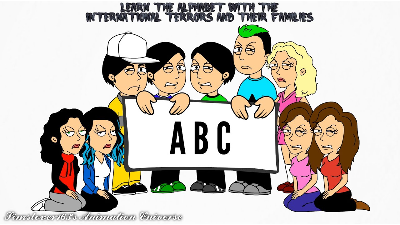 Learn the Alphabet with the International Terrors and their Families