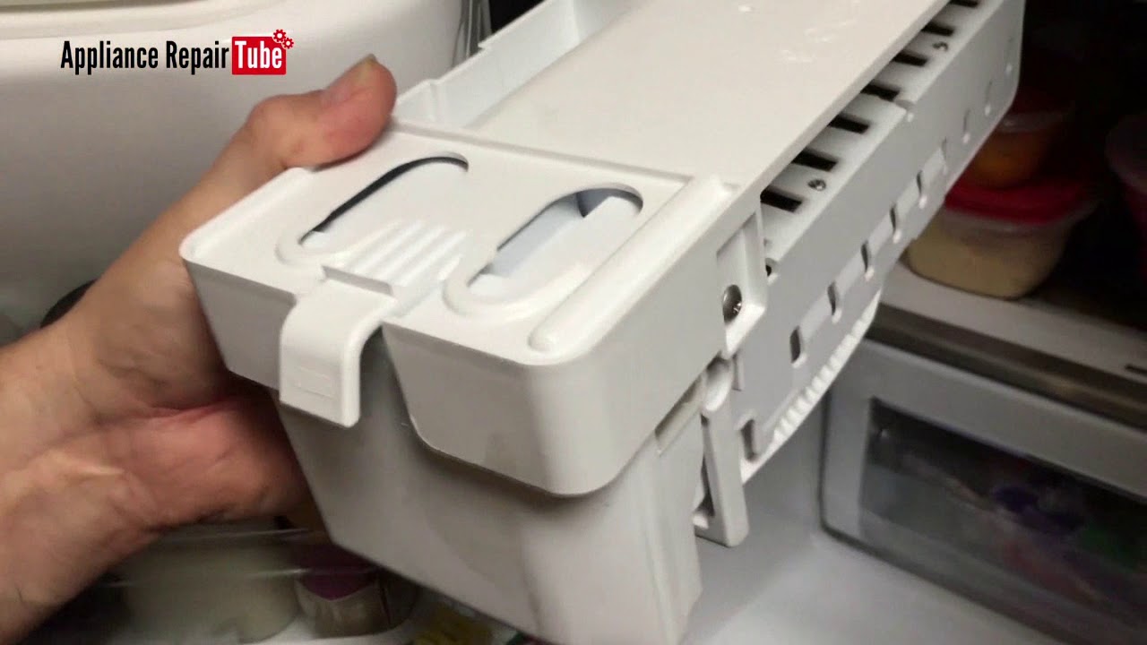 Samsung Refrigerator Ice Maker Removal Replacement Parts Video