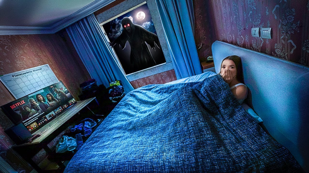 PASSEI UMA NOITE NA MANSÃO ASSOMBRADA 😰
