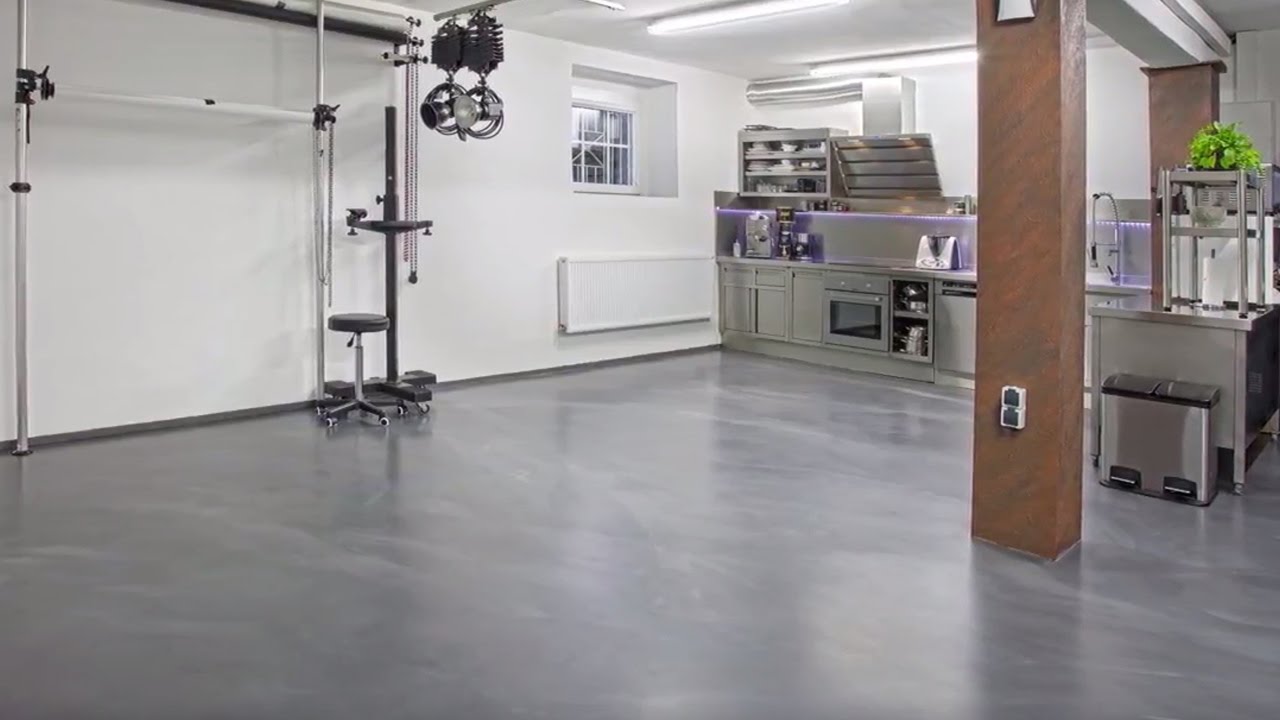 Mineral plaster floor: Floortec 2K-Mineralico SL 470
