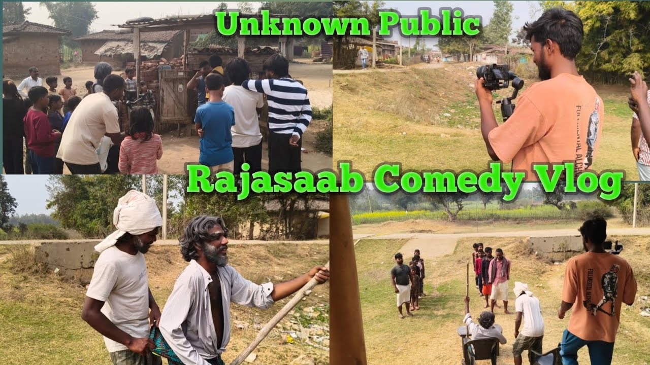 Rajasaab Comedy Vlog Video / Unknown Public ka /