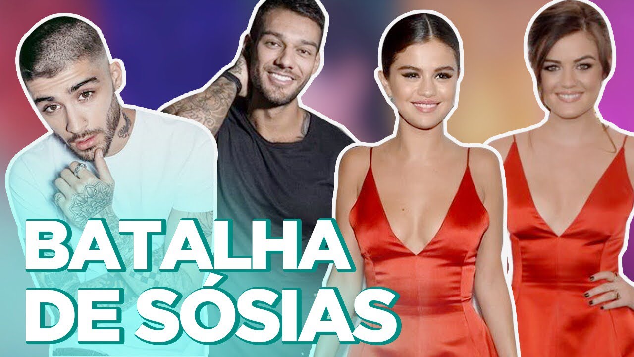 FAMOSOS IGUAIS: BIEBER e MILEY ou SELENA e LUCY HALE? ft. MAICON | Foquinha