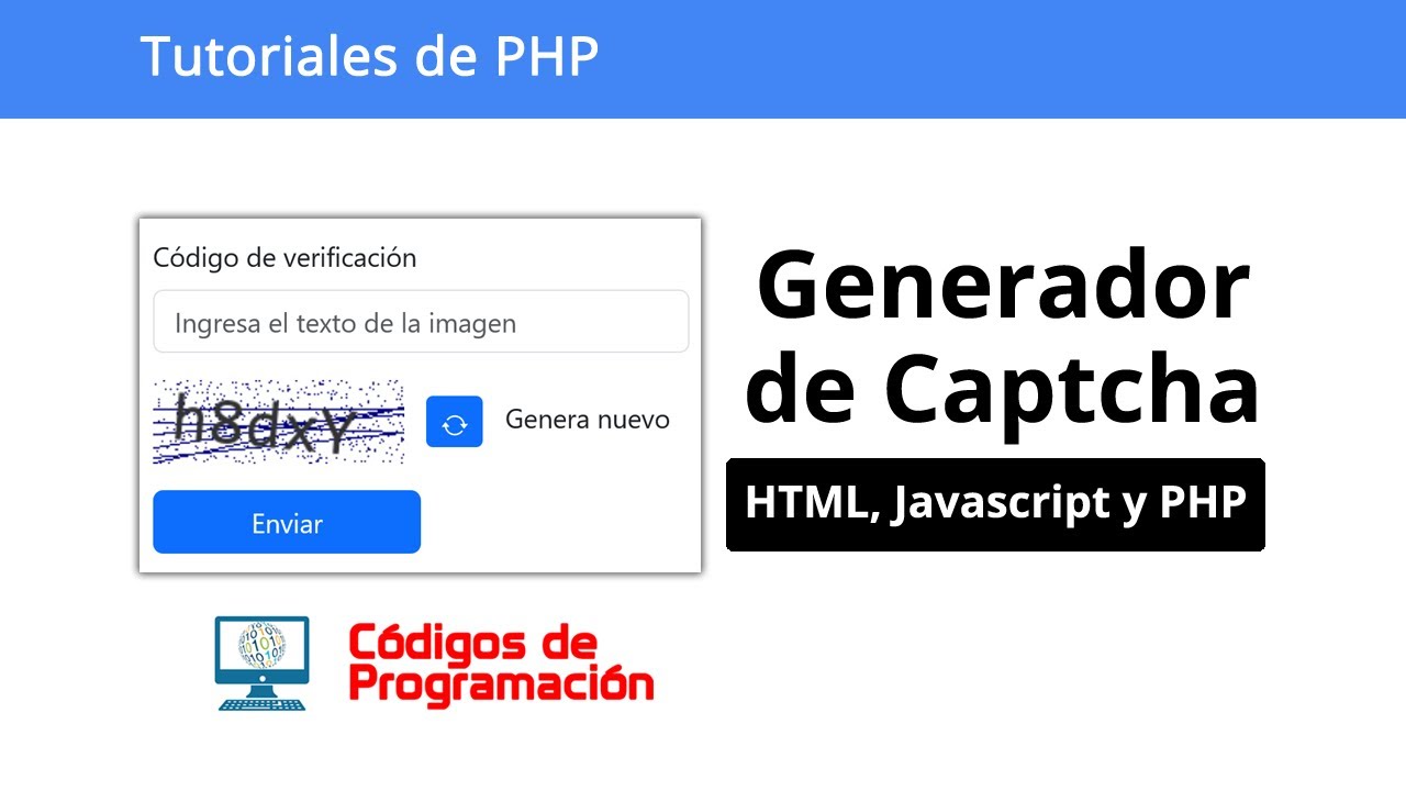 Crea tu propio Captcha en PHP ¡Fácil y rápido!