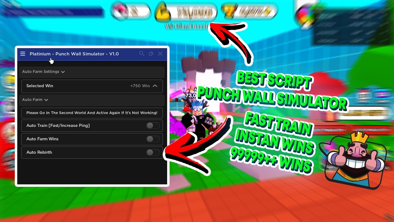 Best Punch Wall Simulator Roblox Script/Hack Pastebin | Fast Training | Instan Win