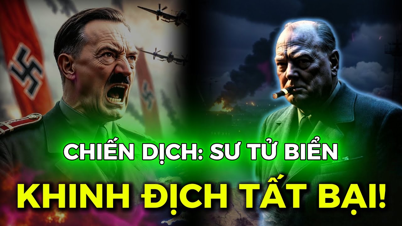 Tại Sao Đức Không Chinh Phục Được Anh? Chiến Dịch Sư Tử Biển !