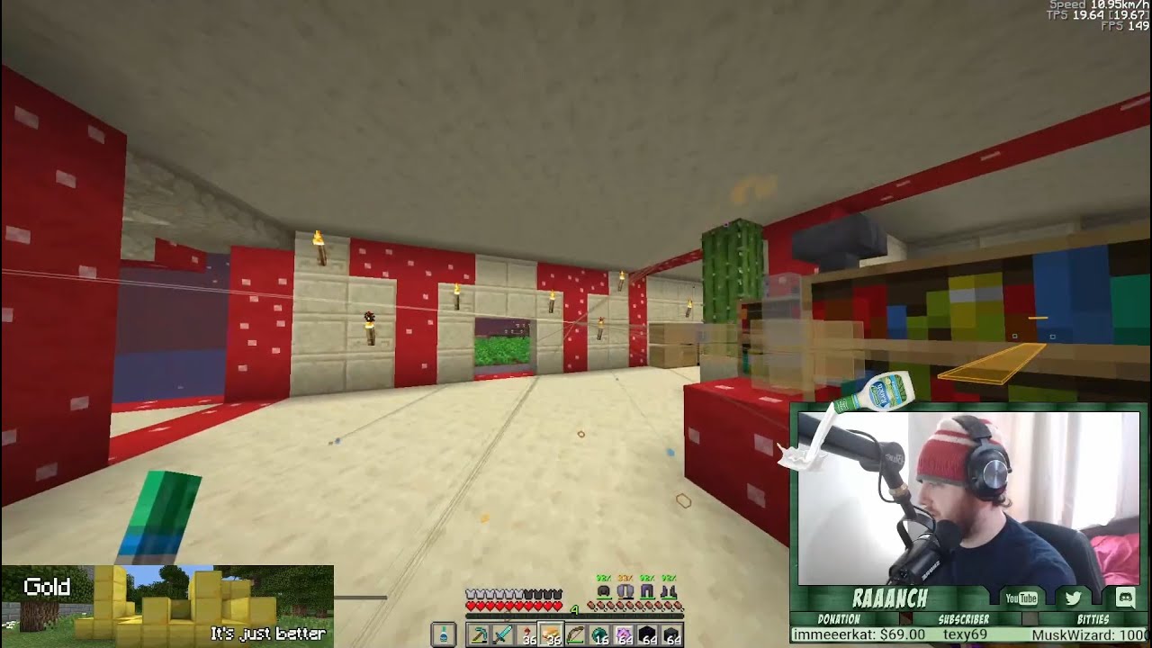 2b2t - Serious Bidness. CUTE Mooshroom Base! Dupe Stash Hunting 370 (Stream Highlights)