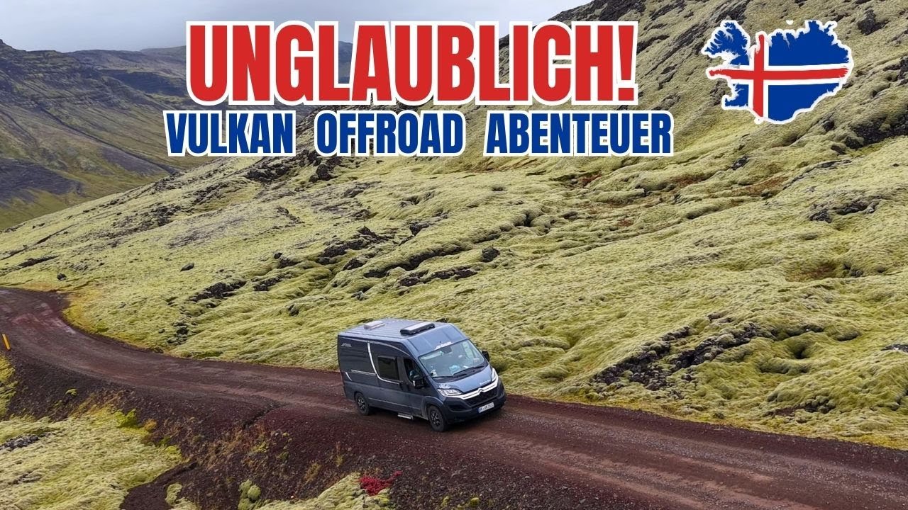 Island Camper Roadtrip – Diese Fahrt auf den Vulkan werden wir nie vergessen 🇮🇸🚐