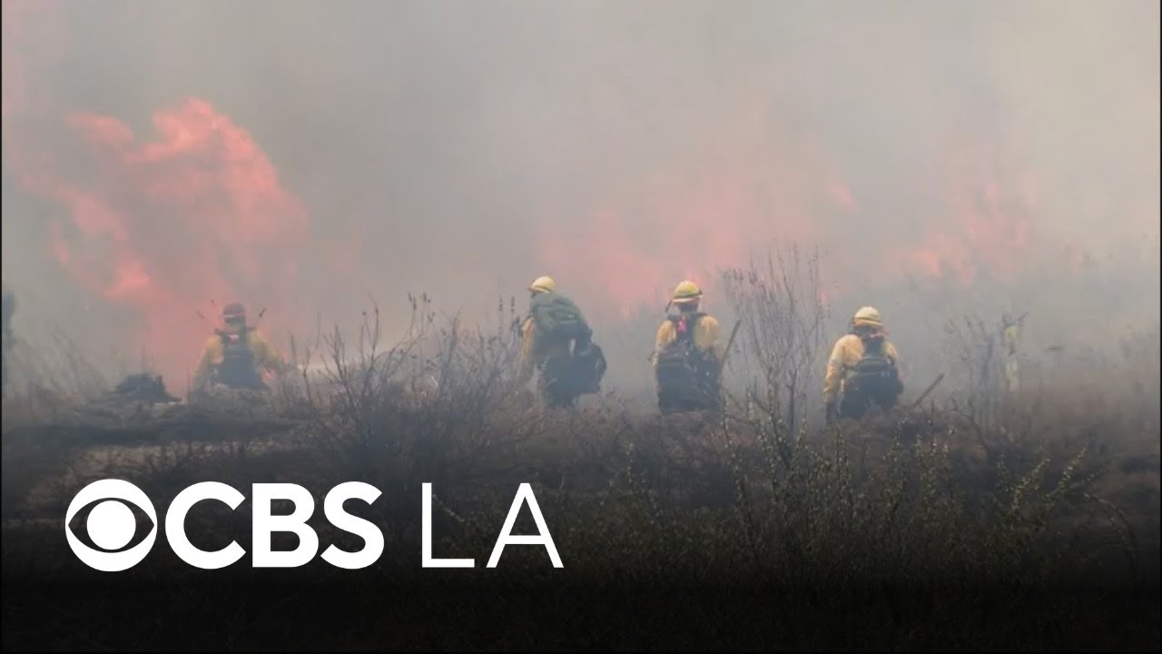 Firefighters contain more of the Sandy Fire as it grows to more than 2,100 acres