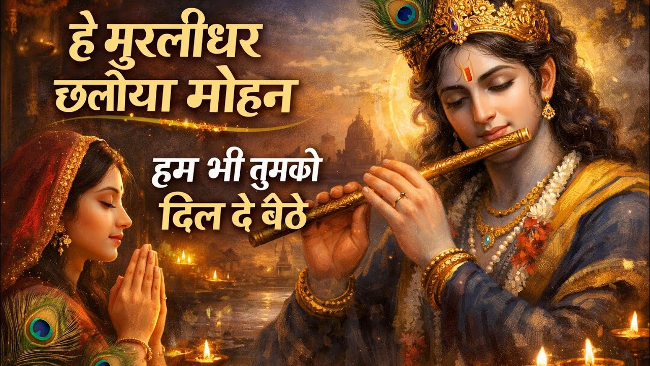 हे मुरलीधर छलिया मोहन 🙏 | दिल से निकला कृष्ण भजन | Shree Krishna Bhajan#BhaktiSongh