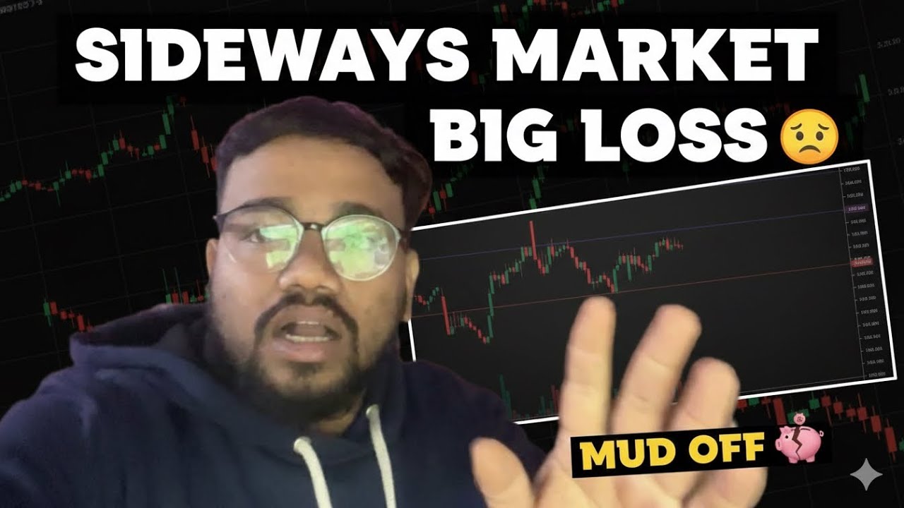 Today sideways market small loss 📈📈📉📉🥹🥹