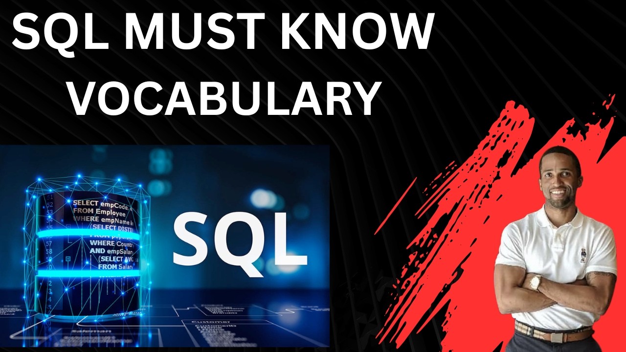 Must Know SQL Vocabulary