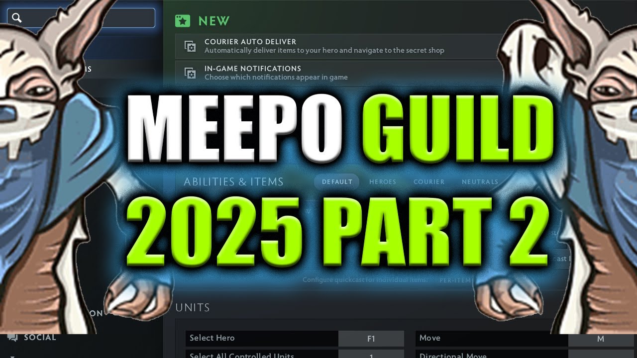 MEEPO GUIDE 2025 | hotkeys| part 2 #dota2 #meepo #guide