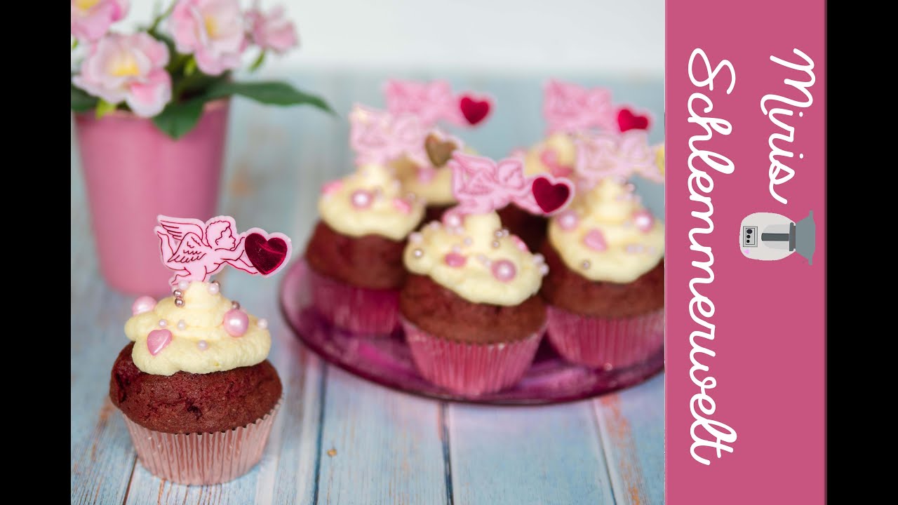 Vorwerk Thermomix TM5 / TM6 Red Velvet Cupcakes (Valentinstag Special)
