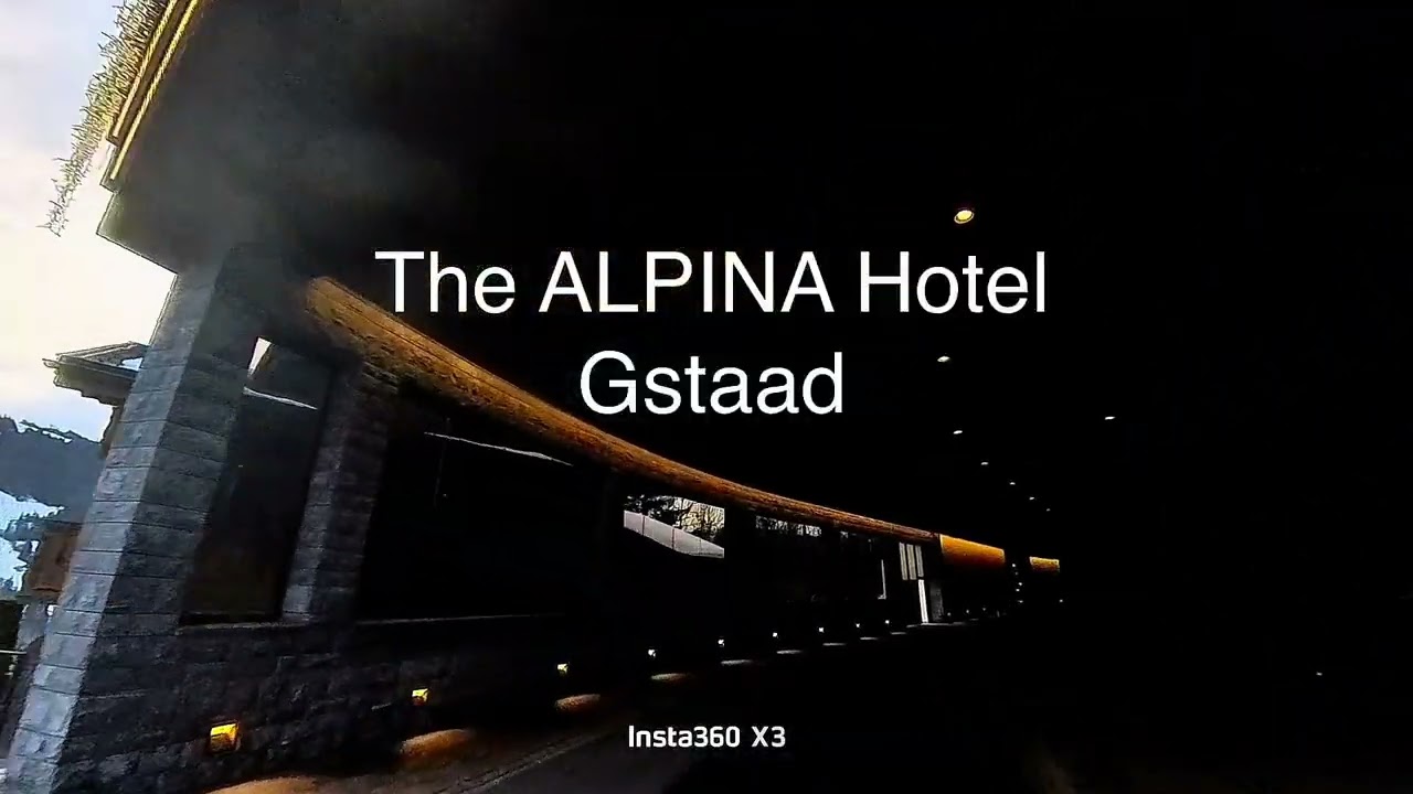 Driving from the Oberbort area (Hotel ALPINA -Palace Hotel GSTAAD ) to the Wispile gondola station 