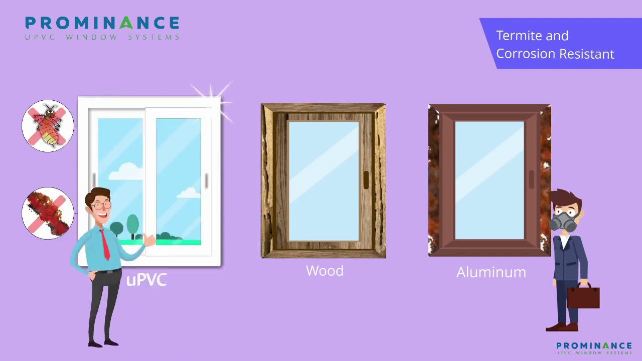Prominance uPVC Windows vs Aluminium Windows vs Wooden Windows Features Comparison