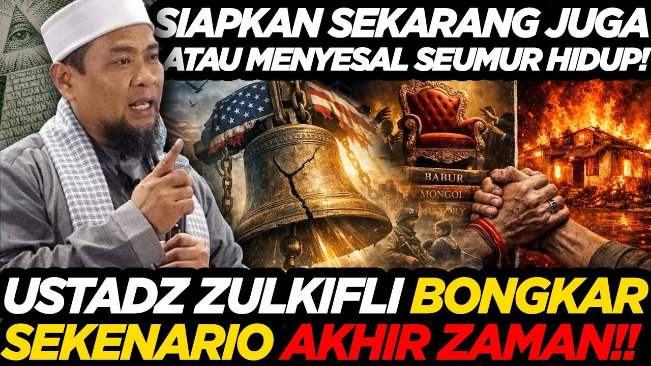 GAK LAMA LAGI! Ustadz Zulkifli Bongkar Skenario Akhir Zaman yang Sedang Terjadi!