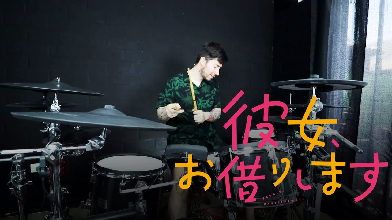 halca - Kokuhaku Bungee Jump (Kanojo, Okarishimasu ED 1 Full) (Drum Cover)