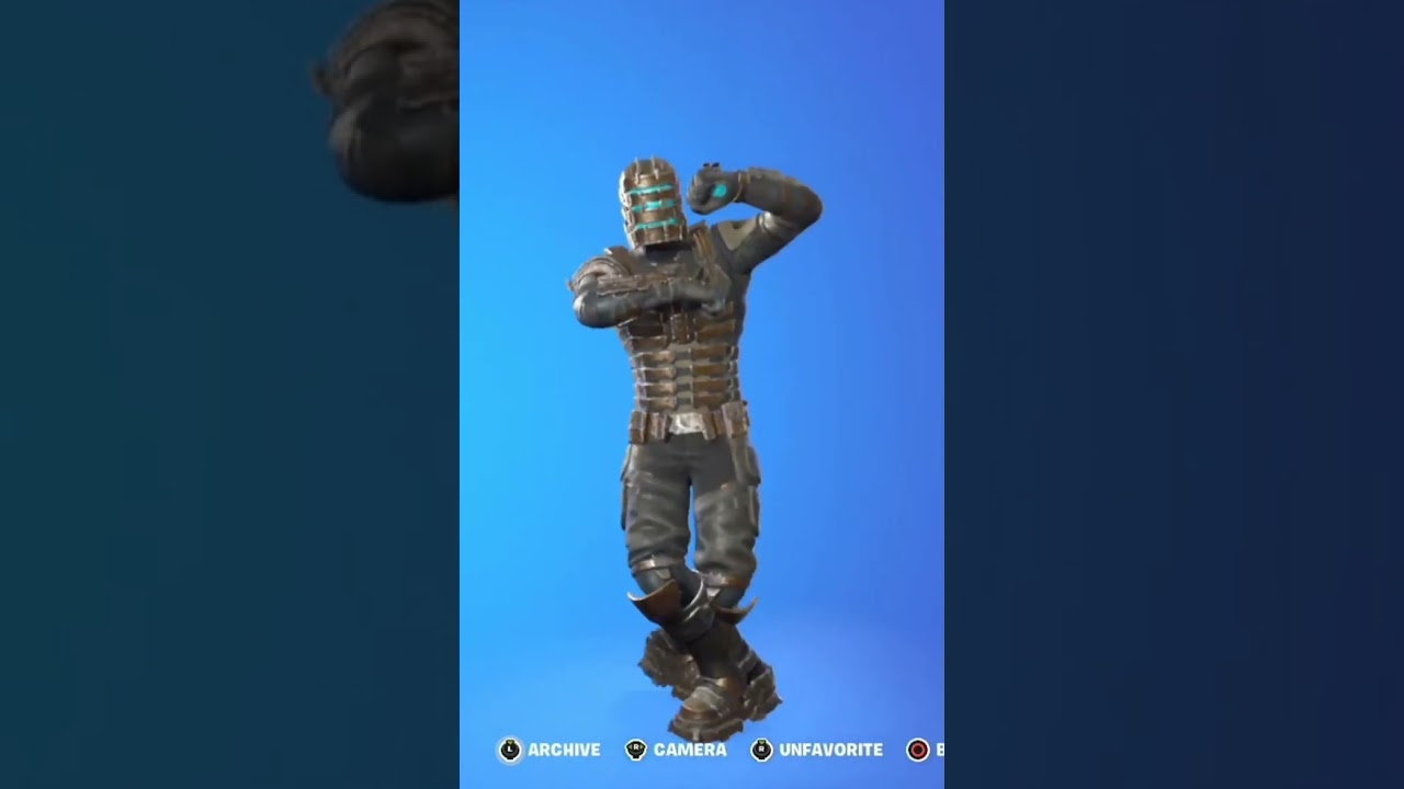 SUS EMOTES IN FORTNITE! 😳#shorts | Fortnite X Dead Space