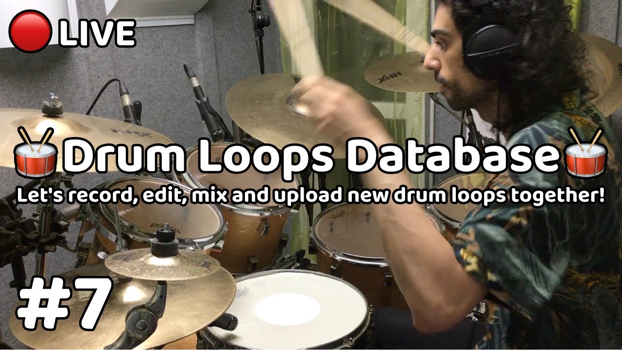 🥁Drum Loops Database🥁 | Let's Continue Cutting Drum Loops Together!