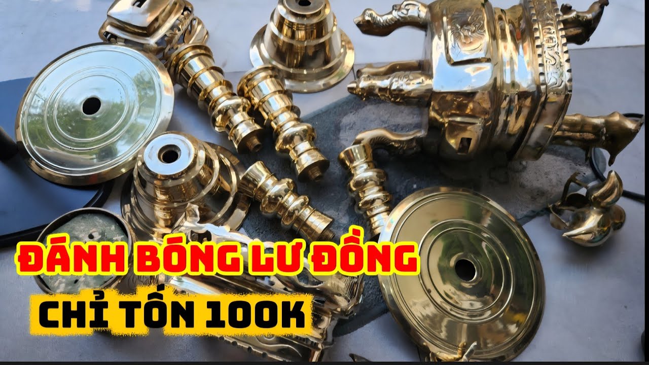 Cách chà Lư Đồng sáng bóng như mới tại nhà, đơn giản nhất vừa nhanh, vừa rẻ | Saigon Now