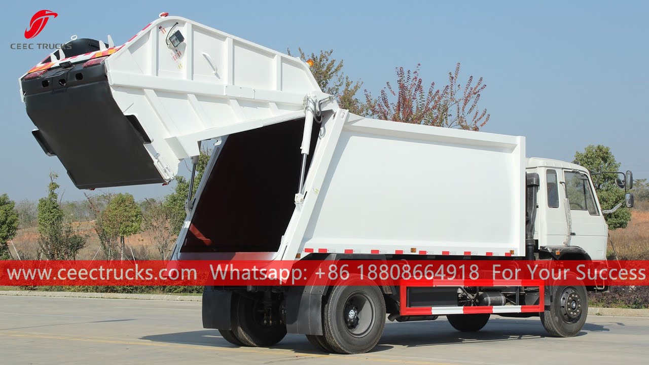 How to operate a garbage compactor truck？