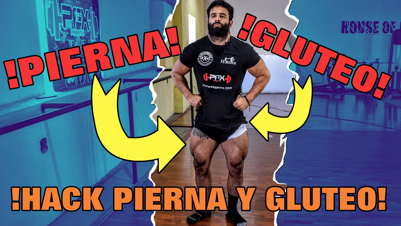 COMO usar la SENTADILLA HACK para maximo volumen (PIERNA/GLUTEO)