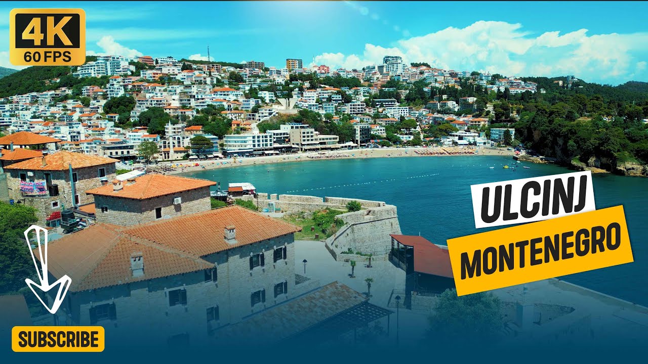 ULCINJ | MONTENEGRO | VIDEO BY DRONE | 4K | 60 FPS