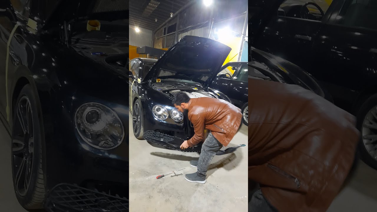 How to remove front head light bentley