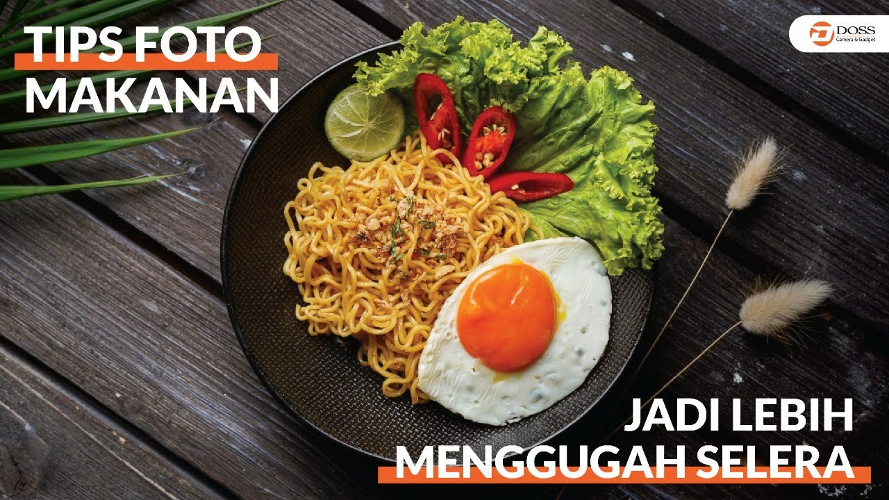 Tips Foto Makanan dengan 1 Flash dan 1 Softbox | DOSS Turorial