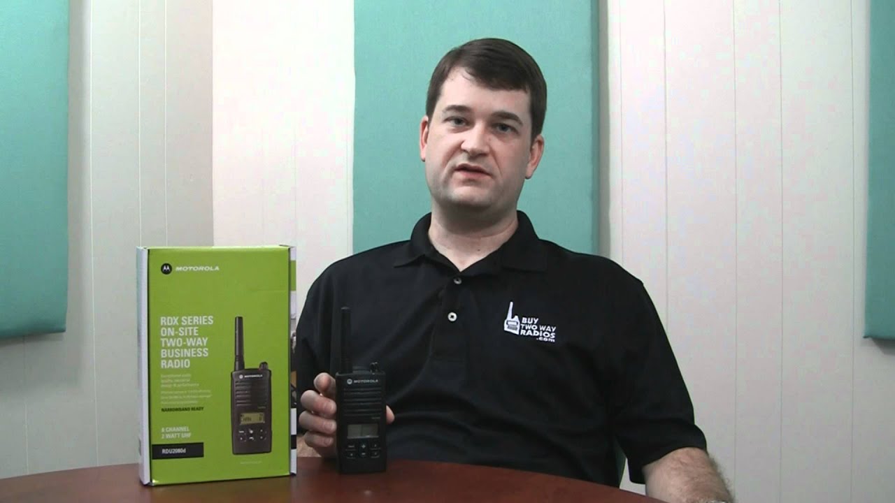 How to update Motorola RDX Series two way radios for full narrowband compliance