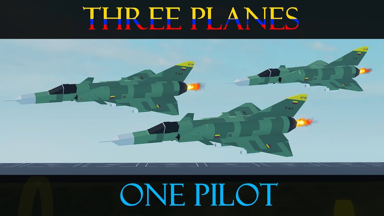 Flying 3 planes at once to prove quantity beats quality