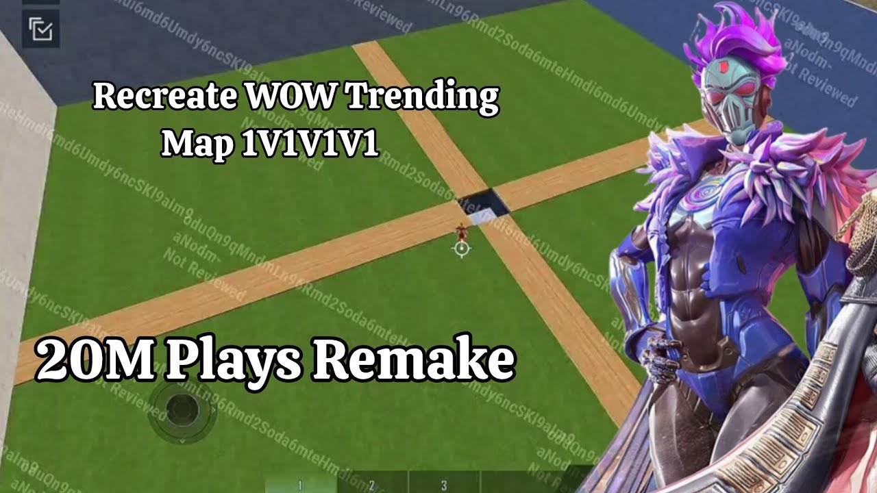 How To Make Wow Trending Viral Map 1V1V1V1 Part 1 DingDongGamingYT #wowmaprecreate #trendingmap 