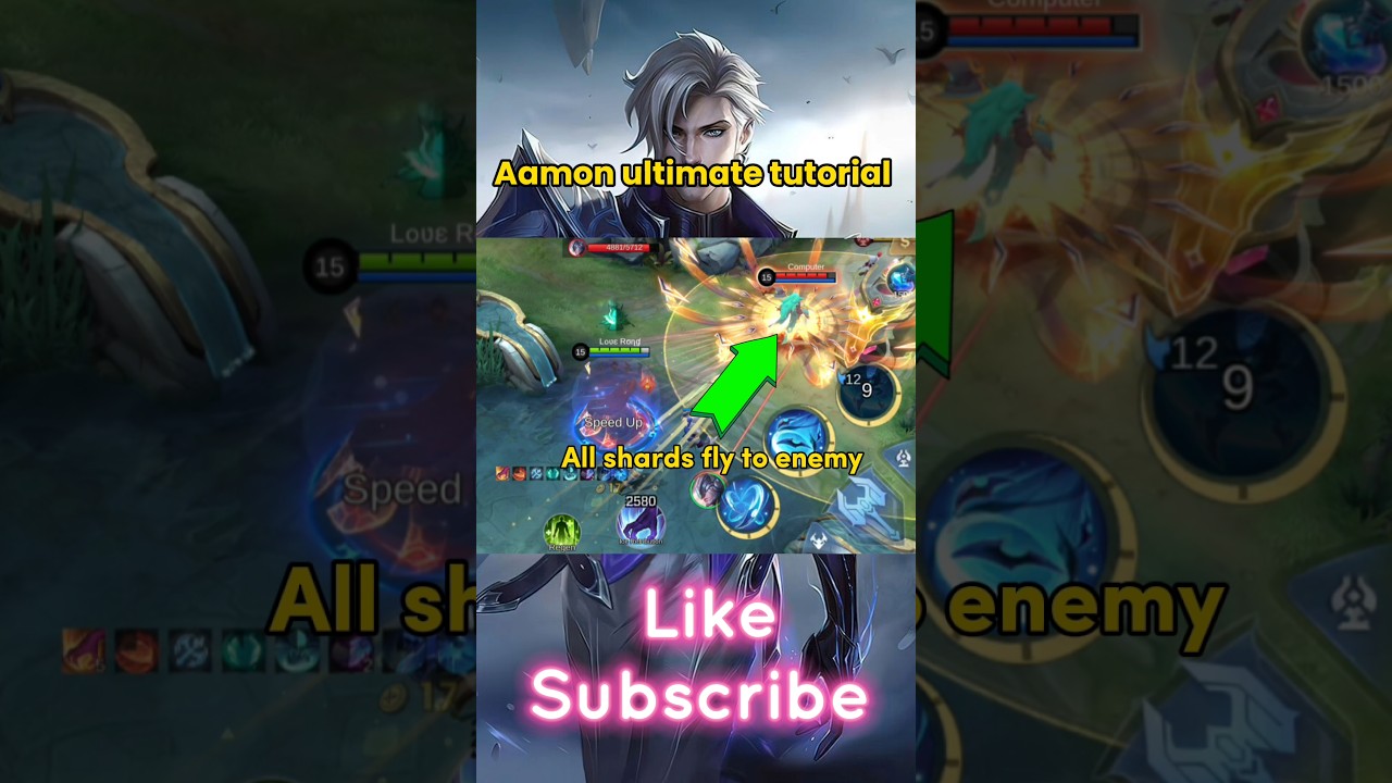 Aamon Ultimate Tutorial #mobilelegends #shorts #satisfying