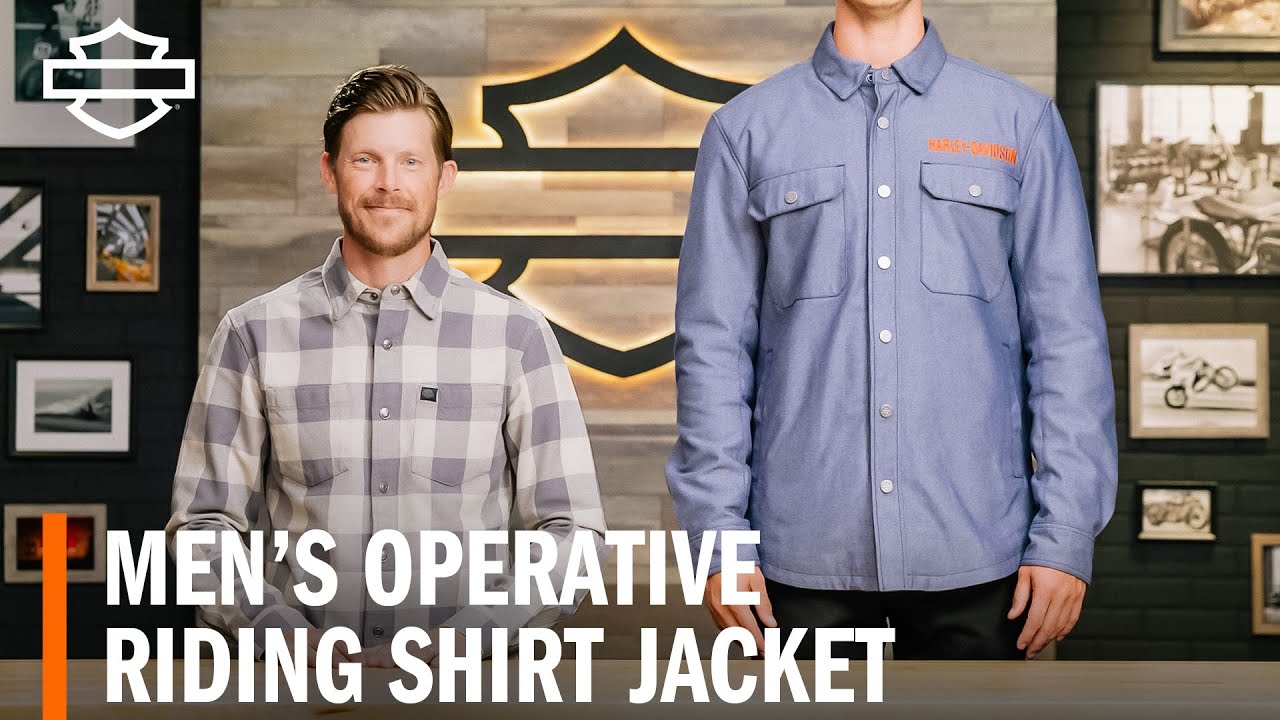 Harley-Davidson Men&rsquo;s Operative Riding Shirt Jacket