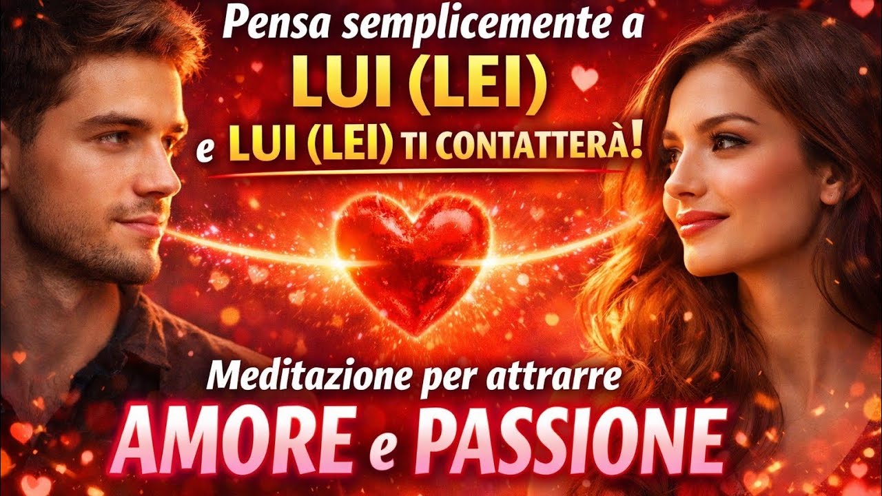 Pensa semplicemente a LUI (LEI) e LUI (LEI) TI CONTATTERÀ! Meditazione per attrarre AMORE e PASSIONE