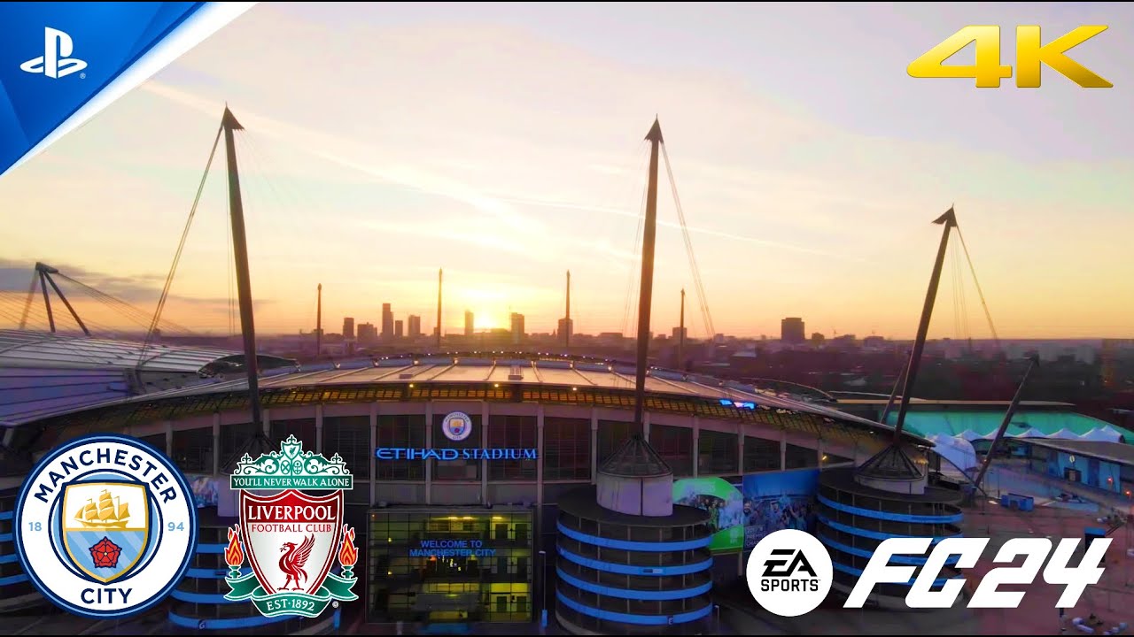 EA FC 24 - Manchester City vs Liverpool - gameplay ps5 4K español latino