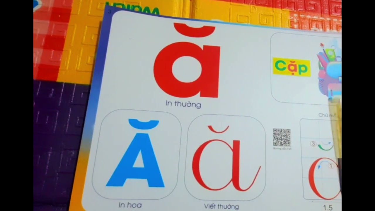 BÉ ĐỌC BẢNG CHỮ CÁI VÀ PHÂN BIỆT CẤU TẠO CHỮ CÁI