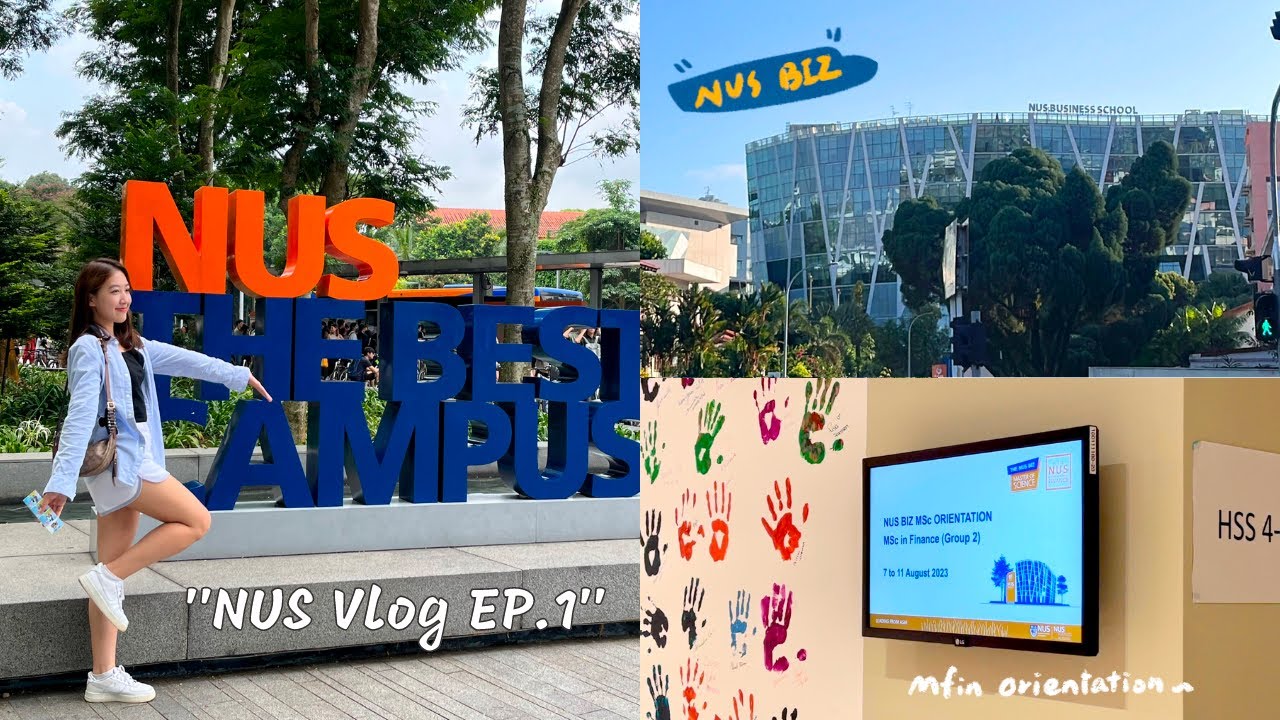 成為NUS金融研究生！｜Back to School🇸🇬、商學院迎新活動、nus迎新禮包開箱｜Ruby Sung