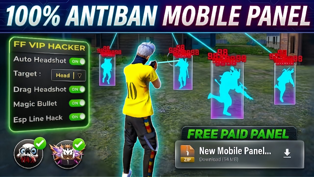 Ob55 Free Fire Panel Mobile 🔥 FF Antiban Panel | Free Fire Hack New 😈 FF Injector 2026 | FF Panel