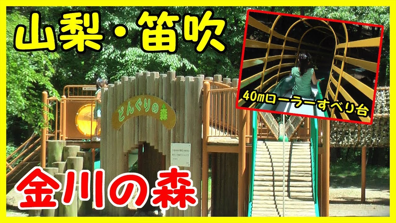 山梨県★金川の森で遊んできました★Kanegawa-park in Yamanashi Pref.