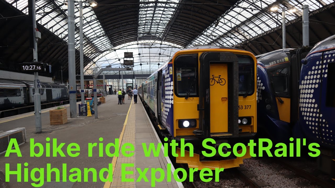 A bike ride with ScotRail's new Highland Explorer.